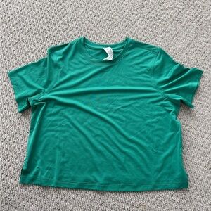 lululemon athletica Short Sleeve Tee in Teal Green